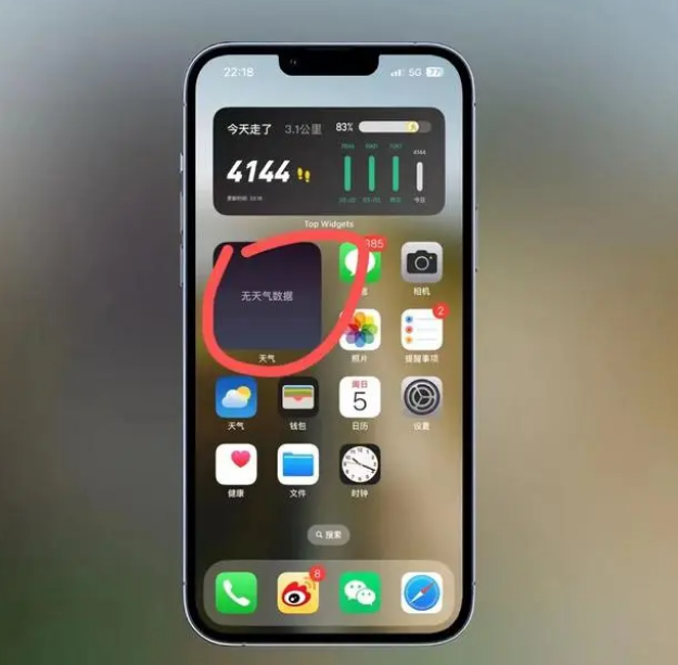 大安苹果手机维修分享:iOS16主屏幕天气小组件无法正常工作怎么办？ 