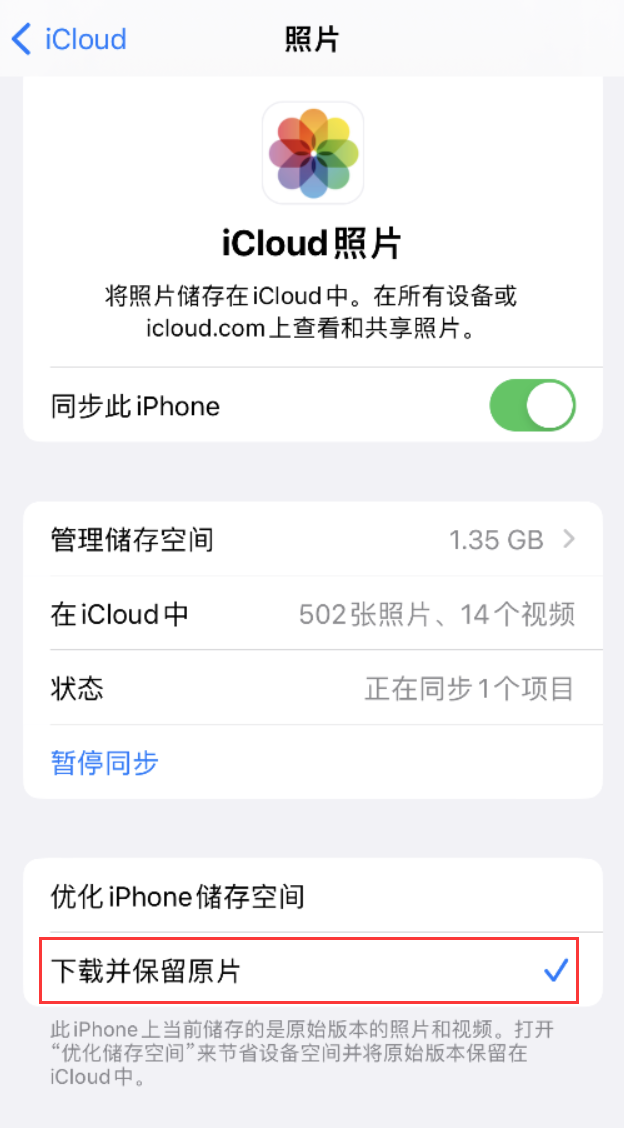 大安苹果手机维修分享iPhone 无法加载高质量照片怎么办 