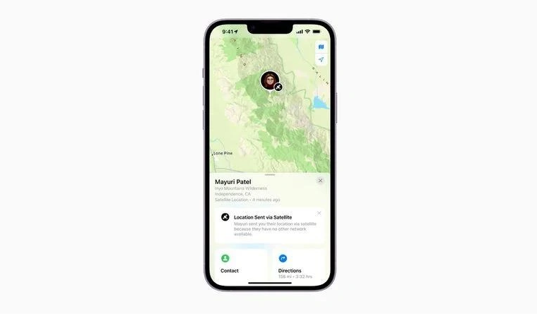 大安苹果14维修分享iPhone14系列中 FindMy功能通过卫星分享位置方法教程 